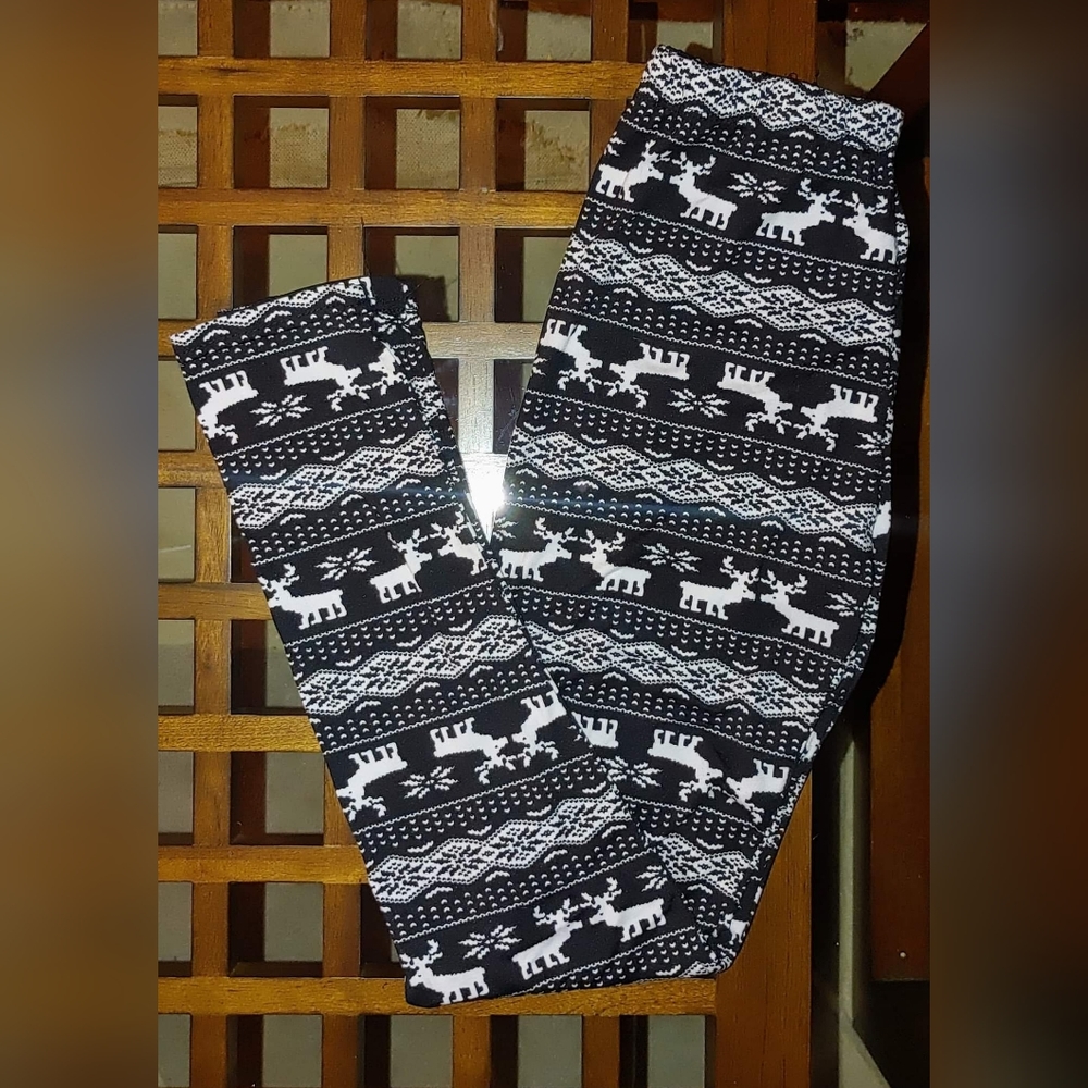 Reindeer Leggings Size Small